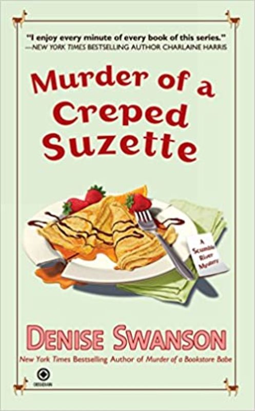 Book cover for "Murder of a Creped Suzette" by Denise Swanson