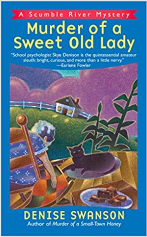 Book cover for "Murder of a Sweet Old Lady" by Denise Swanson