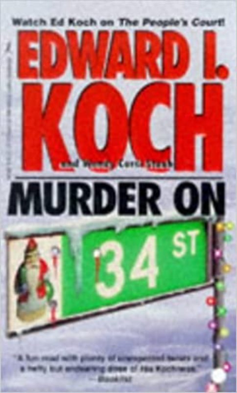 Book cover for "Murder on 34th Street" by Wendy Corsi Staub