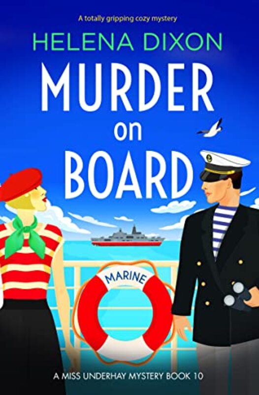 Book cover for "Murder on Board" by Helena Dixon
