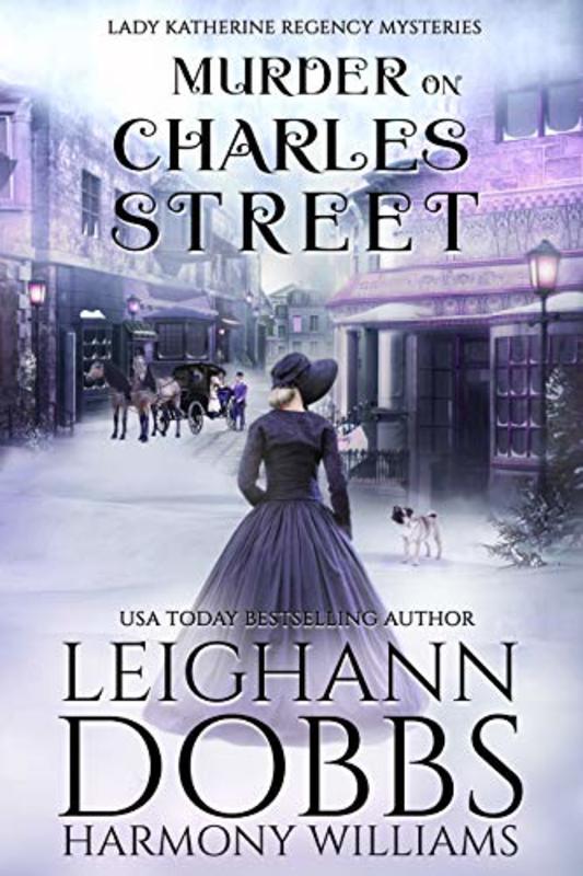 Book cover for "Murder on Charles Street" by Leighann Dobbs