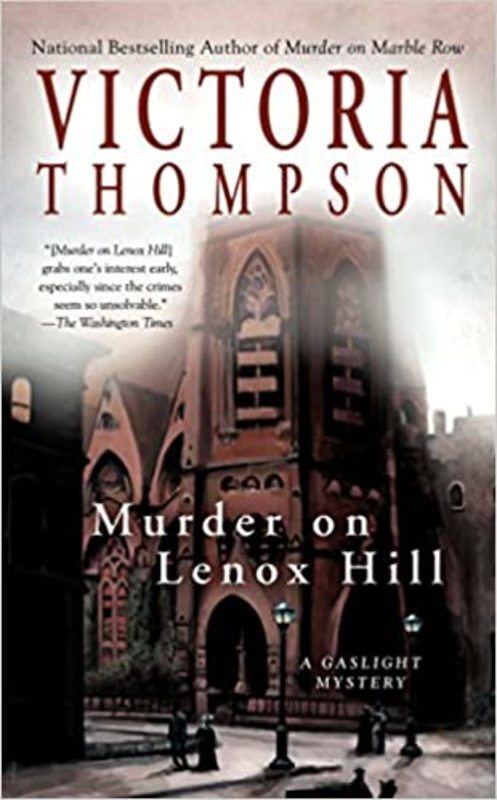 Book cover for "Murder on Lenox Hill" by Victoria Thompson