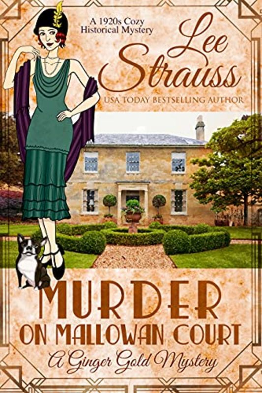 Book cover for "Murder on Mallowan Court" by Lee Strauss