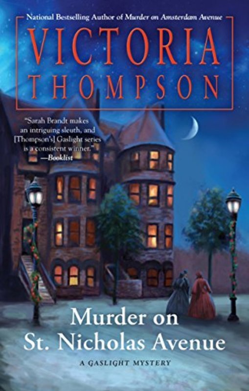 Book cover for "Murder on St. Nicholas Avenue" by Victoria Thompson
