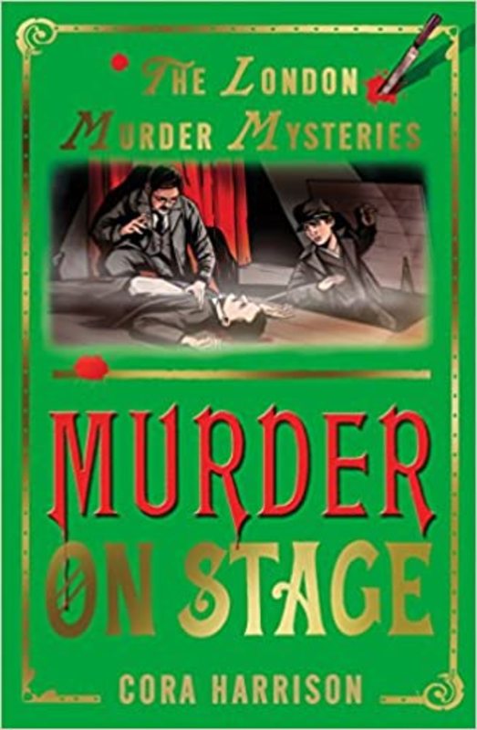 Book cover for "Murder on Stage" by Cora Harrison