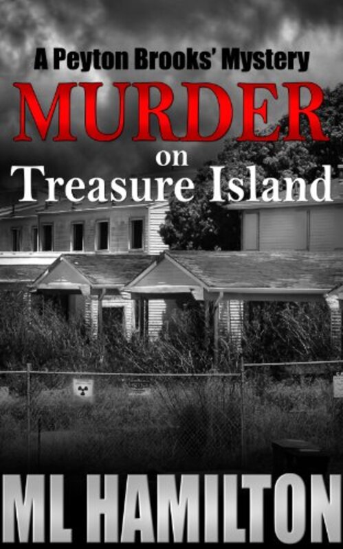 Book cover for "Murder on Treasure Island" by ML Hamilton