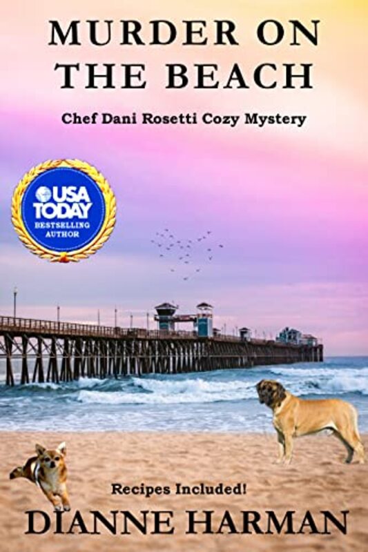 Book cover for "Murder on the Beach" by Dianne Harman