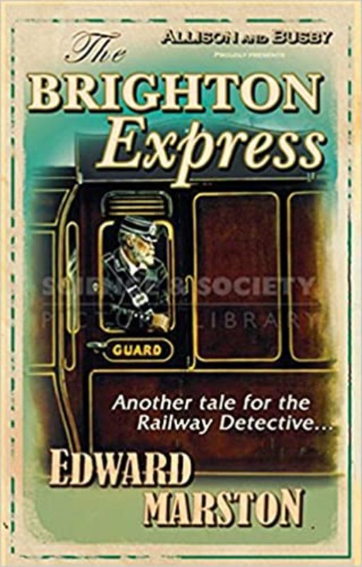 Book cover for "Murder on the Brighton Express" by Edward Marston