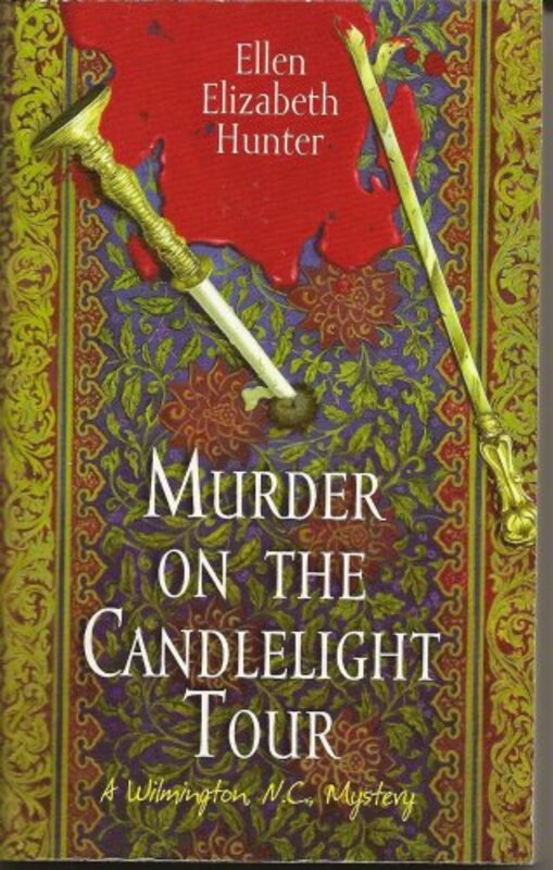 Book cover for "Murder on the Candlelight Tour" by Ellen Elizabeth Hunter
