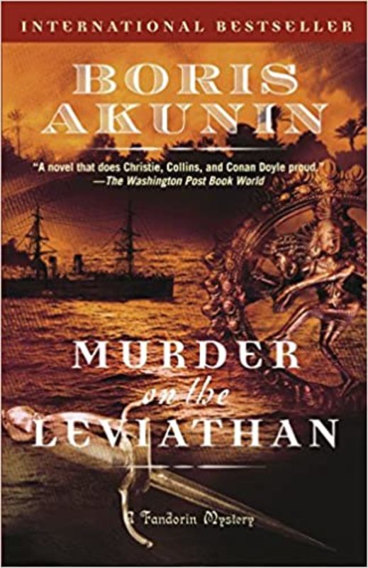 Book cover for "Murder on the Leviathan" by Boris Akunin