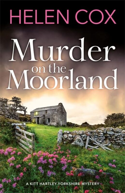 Book cover for "Murder on the Moorland" by Helen Cox