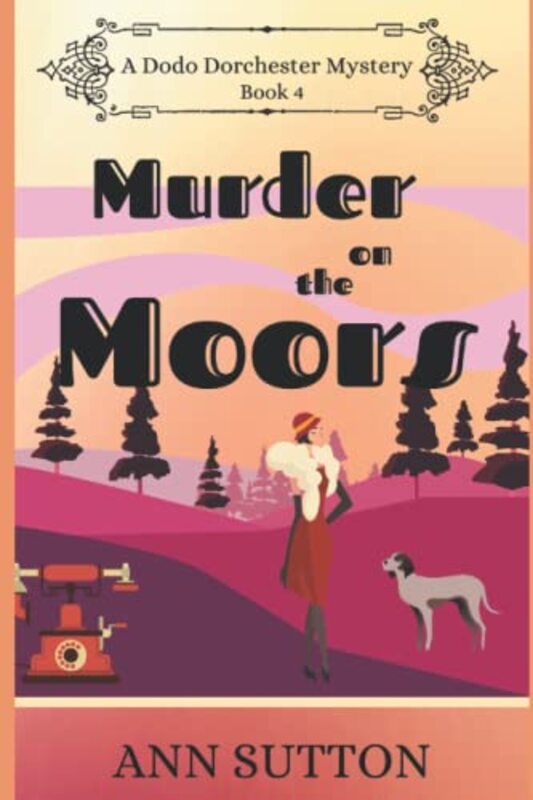 Book cover for "Murder on the Moors" by Ann Sutton