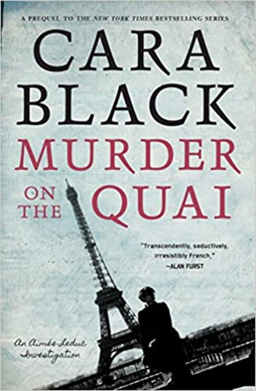 Book cover for "Murder on the Quai" by Cara Black