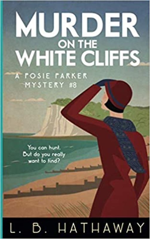 Book cover for "Murder on the White Cliffs" by LB Hathaway