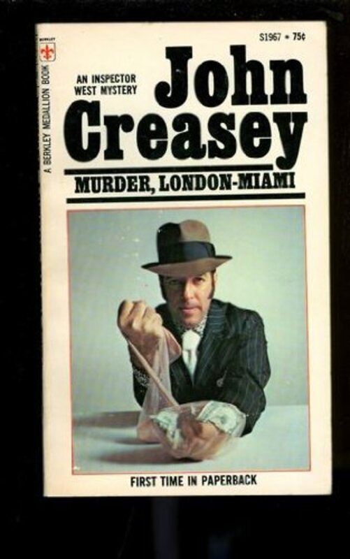 Book cover for "Murder, London - Miami" by John Creasey
