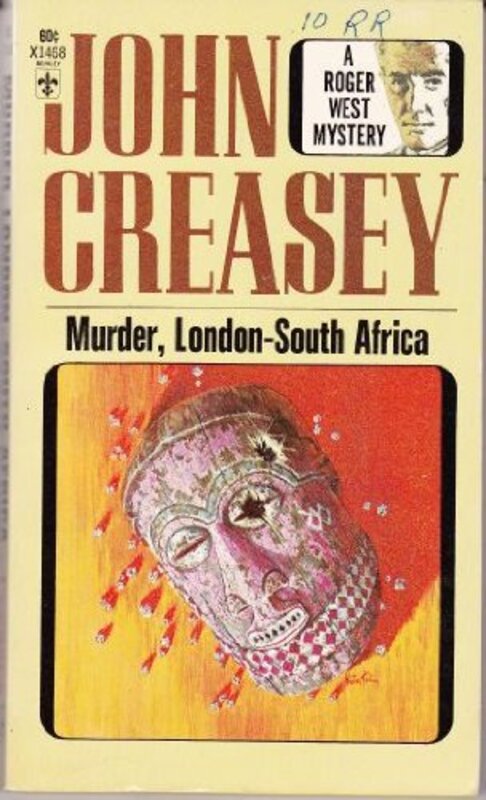 Book cover for "Murder, London - South Africa" by John Creasey