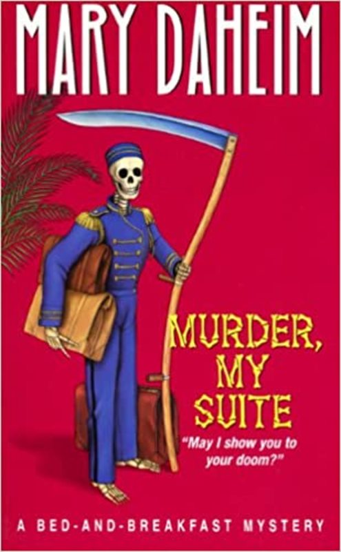 Book cover for "Murder, My Suite" by Mary Daheim