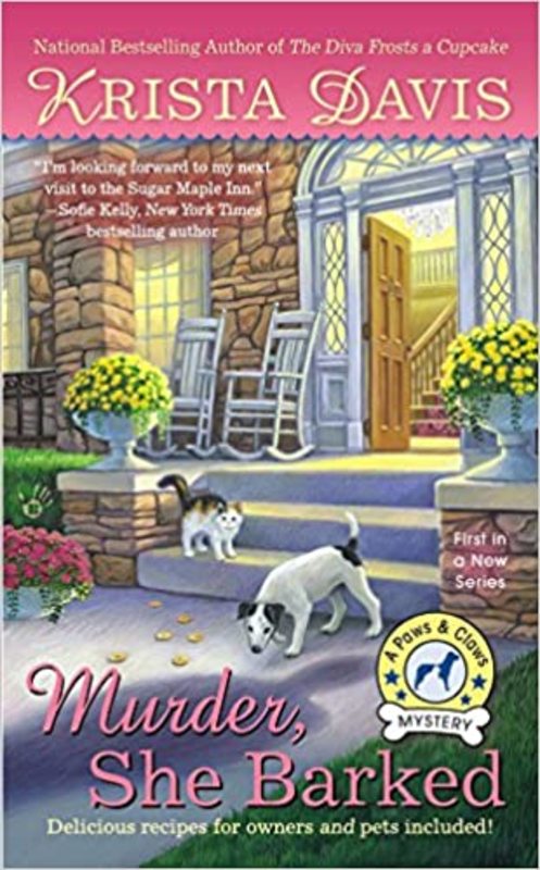 Book cover for "Murder, She Barked" by Krista Davis