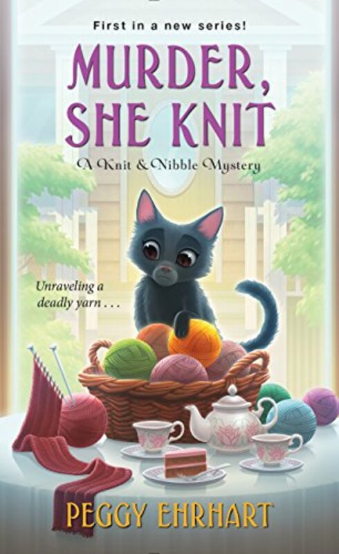 Book cover for "Murder, She Knit" by Peggy Ehrhart
