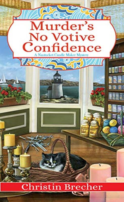 Book cover for "Murder's No Votive Confidence" by Christin Brecher