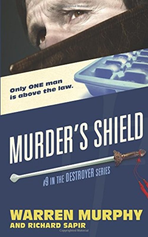 Book cover for "Murder's Shield" by Warren Murphy