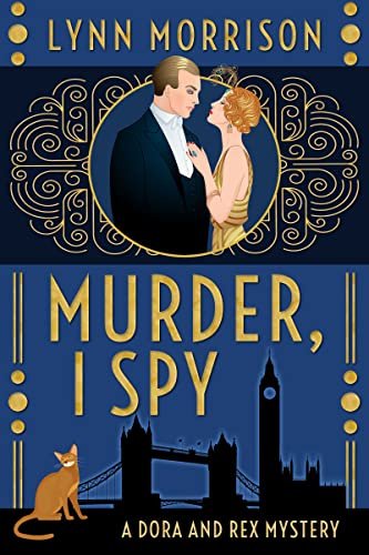 Book cover for "Murder, I Spy" by Lynn Morrison