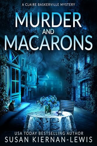 Book cover for "Murder and Macarons" by Susan Kiernan Lewis