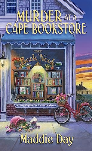 Book cover for "Murder at a Cape Bookstore" by Maddie Day