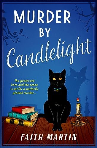 Book cover for "Murder by Candlelight" by Faith Martin