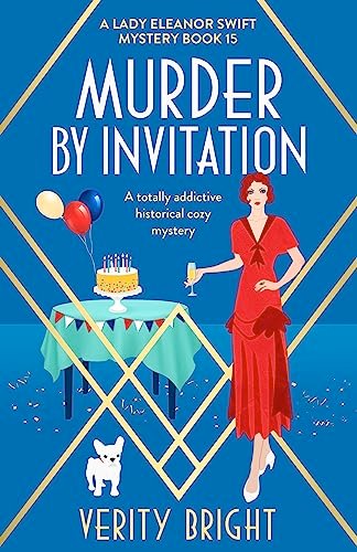 Book cover for "Murder by Invitation" by Verity Bright
