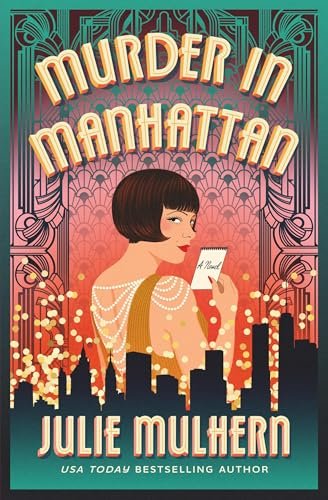 Book cover for "Murder in Manhattan" by Julie Mulhern