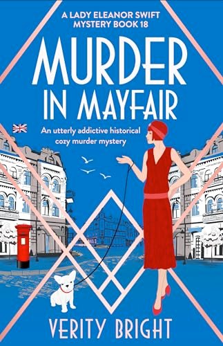 Book cover for "Murder in Mayfair" by Verity Bright