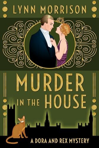 Book cover for "Murder in the House" by Lynn Morrison