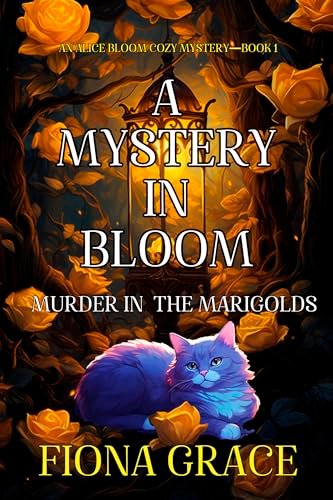 Book cover for "Murder in the Marigolds" by Fiona Grace