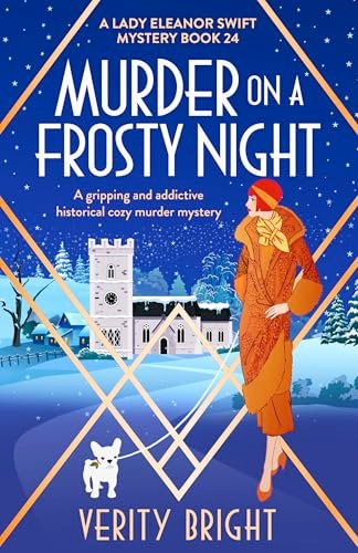 Book cover for "Murder on a Frosty Night" by Verity Bright