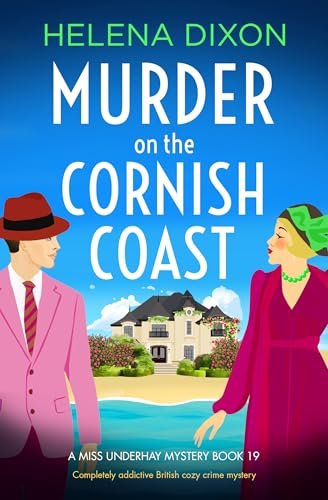 Book cover for "Murder on the Cornish Coast" by Helena Dixon