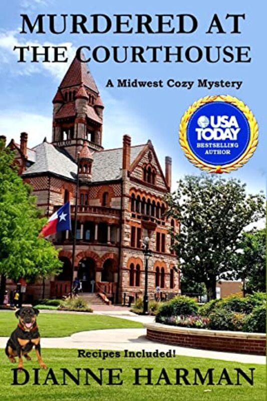 Book cover for "Murdered at the Courthouse" by Dianne Harman