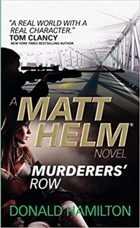 Book cover for "Murderers' Row" by Donald Hamilton