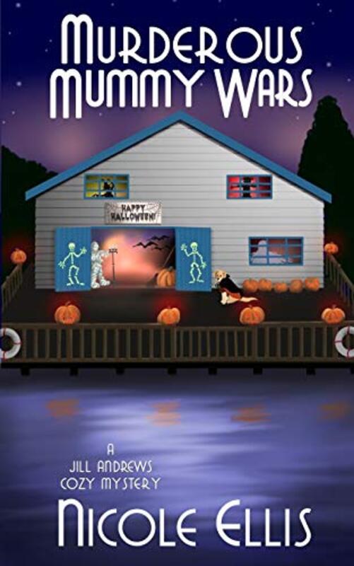 Book cover for "Murderous Mummy Wars" by Nicole Ellis