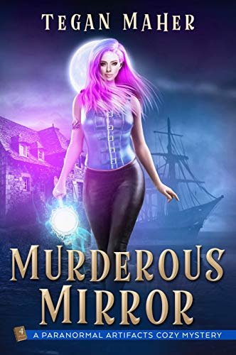 Book cover for "Murderous Mirror" by Tegan Maher