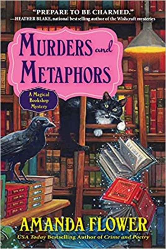 Book cover for "Murders and Metaphors" by Amanda Flower
