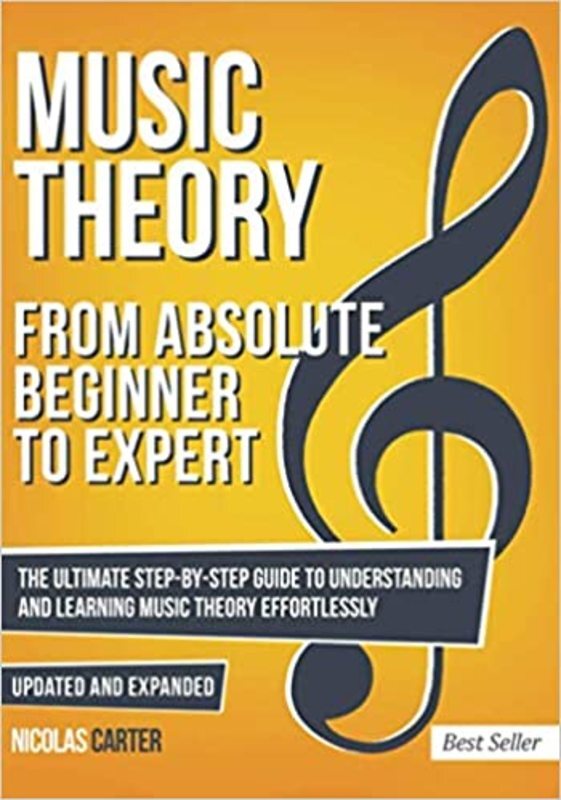 Book cover for "Music Theory" by Nicolas Carter