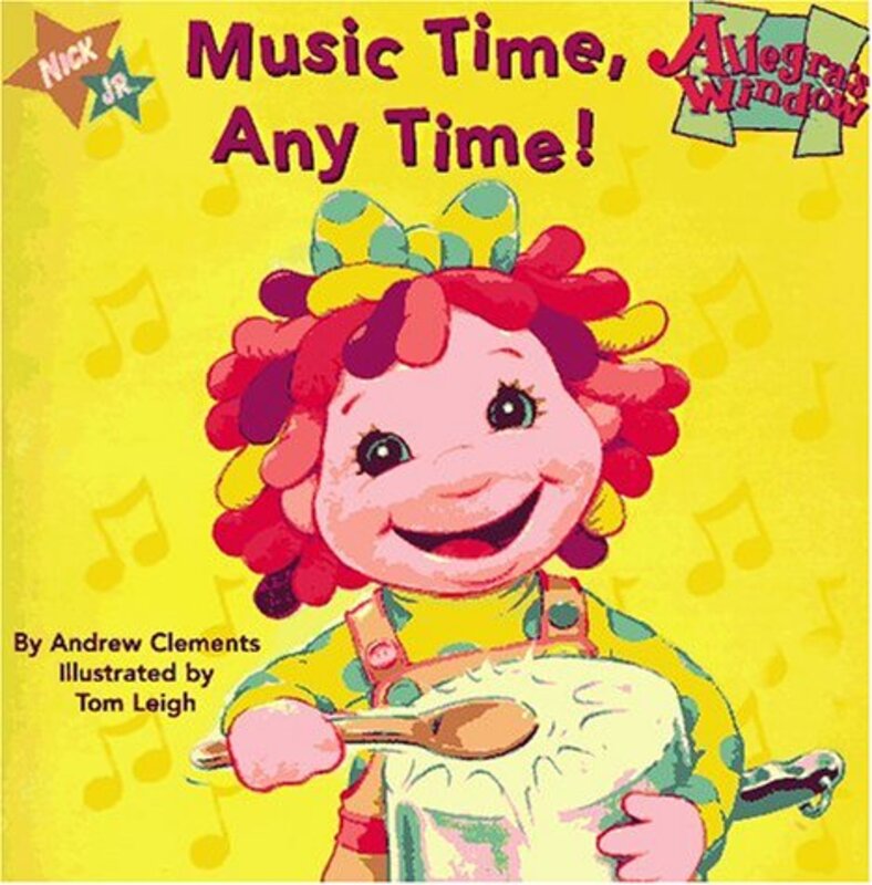 Book cover for "Music Time, Any Time" by Andrew Clements