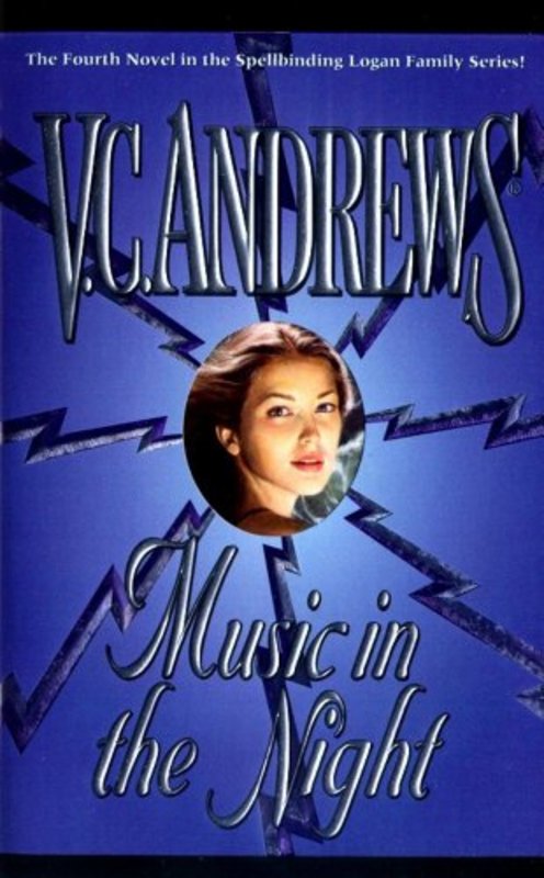 Book cover for "Music in the Night" by V. C. Andrews