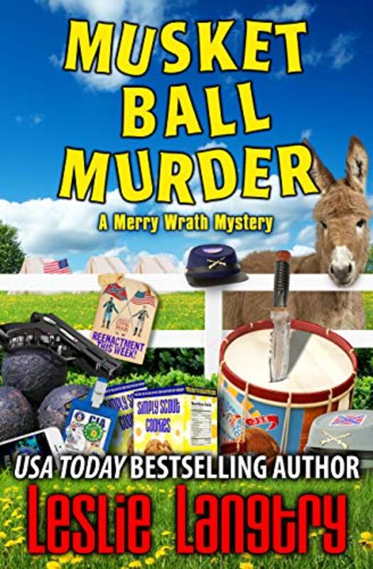 Book cover for "Musket Ball Murder" by Leslie Langtry