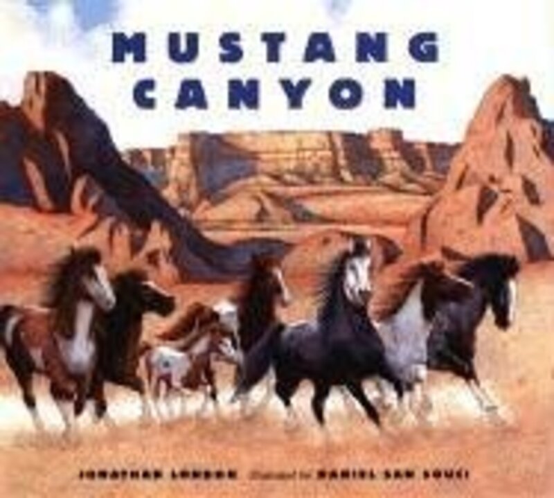 Book cover for "Mustang Canyon" by Jonathan London