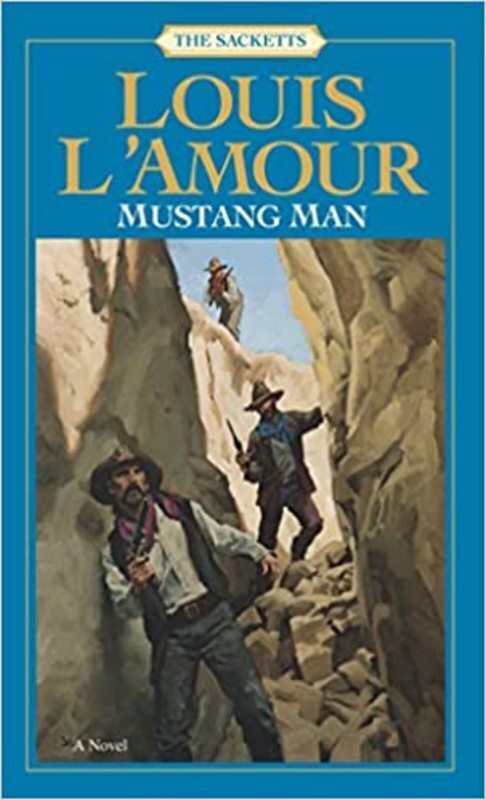 Book cover for "Mustang Man" by Louis LAmour