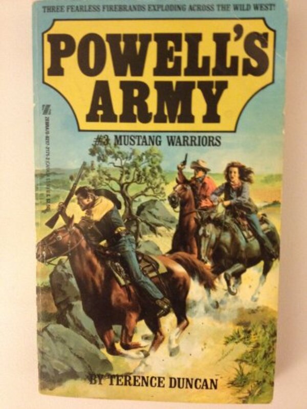 Book cover for "Mustang Warriors" by Terence Duncan