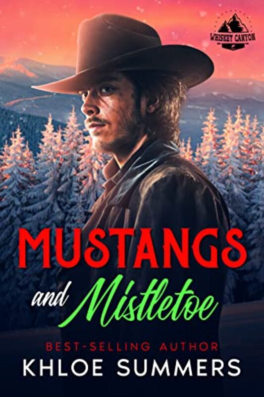 Book cover for "Mustangs and Mistletoe" by Fern Fraser