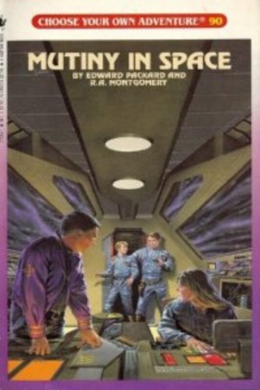 Book cover for "Mutiny in Space" by Various